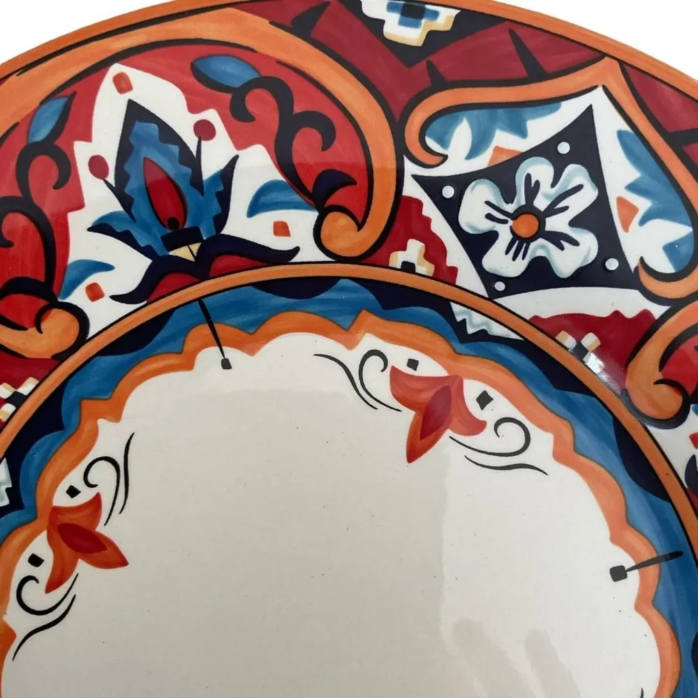 Pier 1 Imports Karina Tile Handcrafted Earthenware Moroccan Design‎ 11